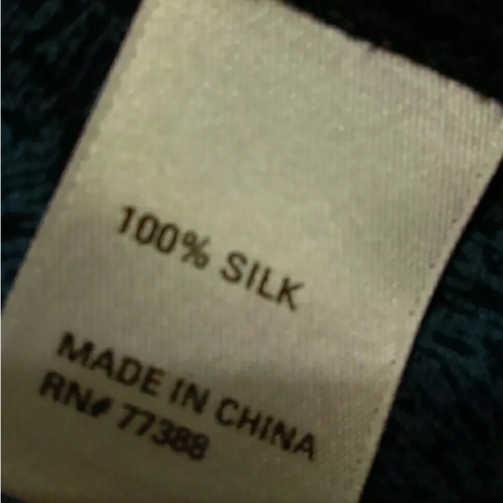 Madewell Blue 100% Silk Romper XS - Picture 4 of 4